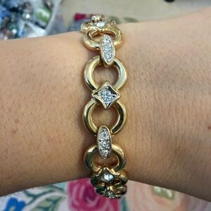 Elegant‎ Gold and Silver Bracelet